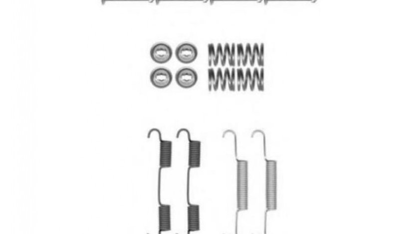 Set accesorii, saboti frana parcare Nissan NAVARA pick-up (D23) 2014-2016 #2 355202071