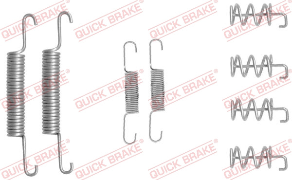 Set accesorii, saboti frana parcare puntea spate (1050831 QBK) VOLVO