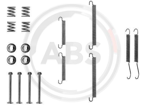 Set accesorii, saboti frana parcare puntea spate (0713Q ABS) FORD,KIA