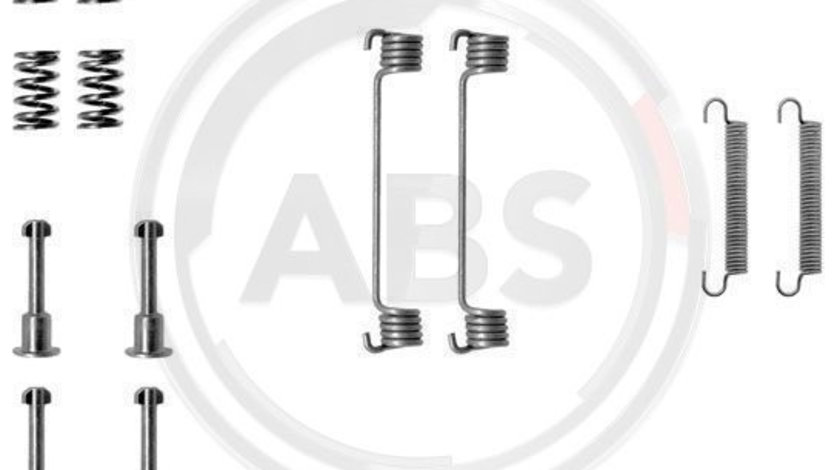 Set accesorii, saboti frana parcare puntea spate (0690Q ABS) JAGUAR,PEUGEOT