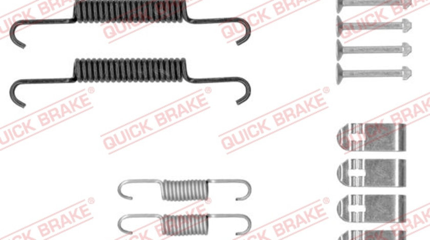 Set accesorii, saboti frana parcare puntea spate (1050881 QBK) CHEVROLET,OPEL,VAUXHALL