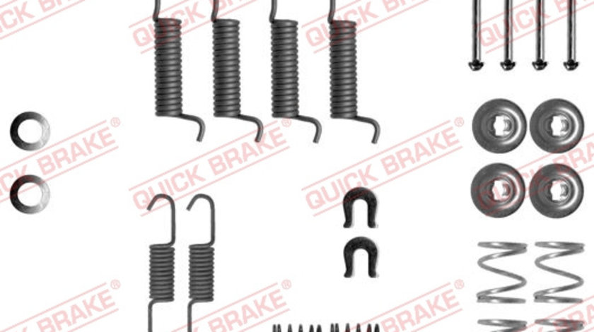 Set accesorii, saboti frana parcare puntea spate (1050016 QBK) OPEL,VAUXHALL