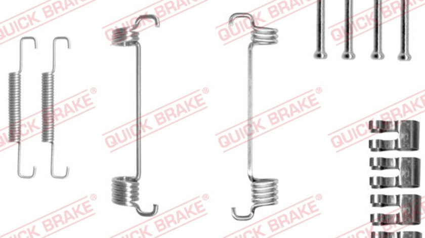 Set accesorii, saboti frana parcare puntea spate (1050851 QBK) Citroen,FIAT,MAZDA,NISSAN,PEUGEOT