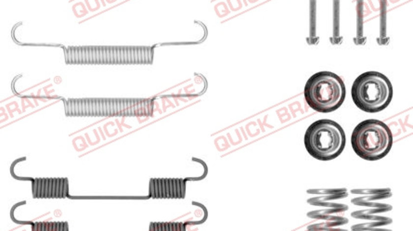 Set accesorii, saboti frana parcare puntea spate (1050897 QBK) NISSAN