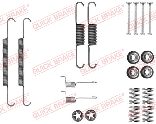 Set accesorii, saboti frana parcare puntea spate (1050037 QBK) SUZUKI