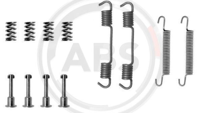 Set accesorii, saboti frana parcare puntea spate (0708Q ABS) AUDI,BMW,De La Chapelle