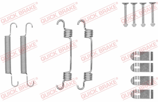 Set accesorii, saboti frana parcare puntea spate (1050044 QBK) KIA