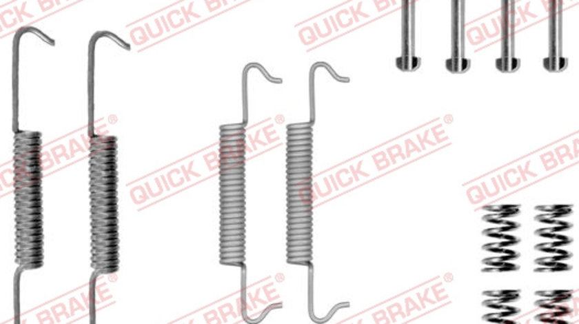 Set accesorii, saboti frana parcare puntea spate (1050793 QBK) Citroen,FIAT,PEUGEOT