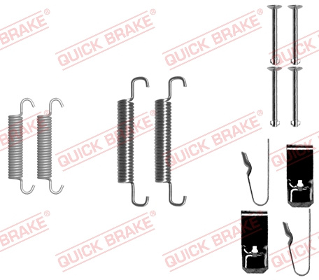 Set accesorii, saboti frana parcare puntea spate (1050890 QBK) CHRYSLER