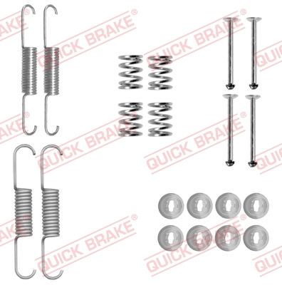 Set accesorii, saboti frana parcare puntea spate (1050880 QBK) HYUNDAI,KIA