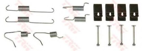 Set accesorii, saboti frana parcare RENAULT KOLEOS (HY) (2008 - 2016) TRW SFK422 piesa NOUA
