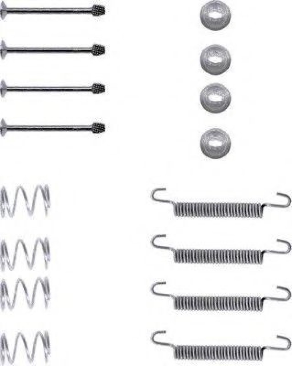 Set accesorii, saboti frana parcare SAAB 9-3 (YS3D) (1998 - 2003) TEXTAR 97008400 piesa NOUA