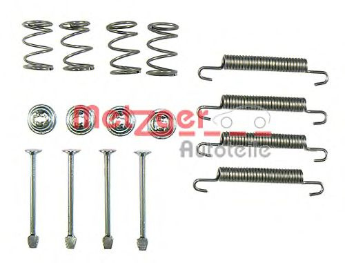 Set accesorii, saboti frana parcare SAAB 9-5 (YS3E) (1997 - 2009) METZGER 105-0711 piesa NOUA