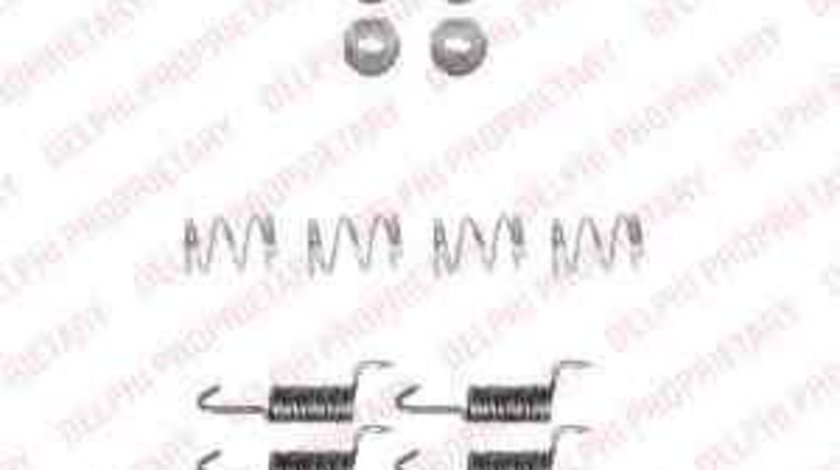 Set accesorii, saboti frana parcare SUBARU IMPREZA limuzina (GD, GG) DELPHI LY1348