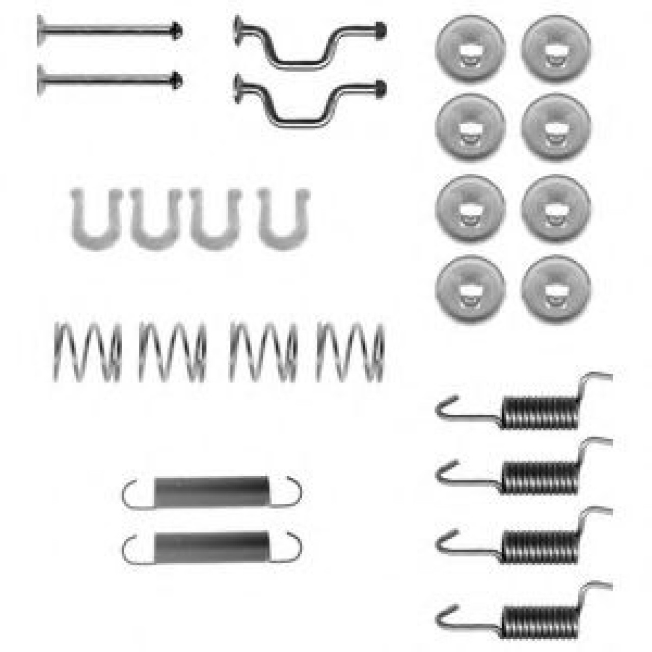 Set accesorii, saboti frana parcare TOYOTA AVENSIS (T22) (1997 - 2003) DELPHI LY1408 piesa NOUA