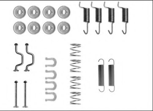 Set accesorii, saboti frana parcare TOYOTA AVENSIS (T22) (1997 - 2003) TEXTAR 97043500 piesa NOUA