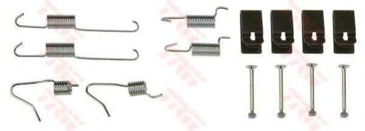 Set accesorii, saboti frana parcare TOYOTA AVENSIS (T25) (2003 - 2008) TRW SFK422 piesa NOUA