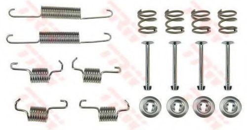 Set accesorii, saboti frana parcare TOYOTA COROLLA Verso (ZER, ZZE12, R1) (2004 - 2009) TRW SFK419 p...