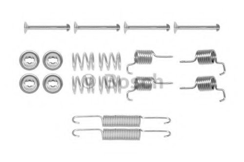 Set accesorii, saboti frana parcare TOYOTA COROLLA Verso (ZER, ZZE12, R1) (2004 - 2009) BOSCH 1 987 ...