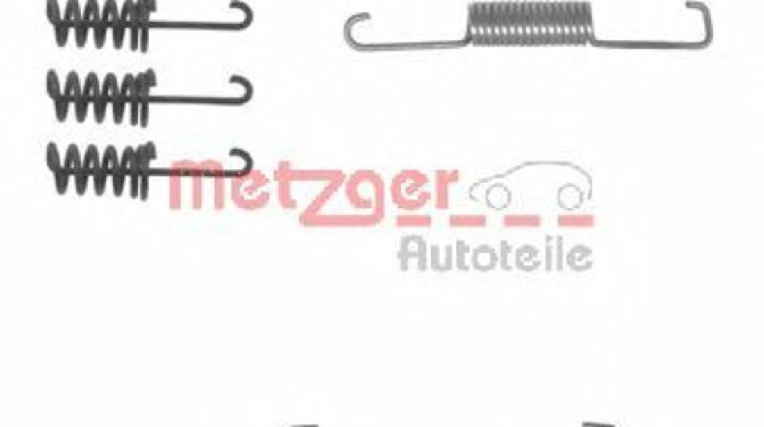 Set accesorii, saboti frana parcare VW LT II bus (2DB, 2DE, 2DK) (1996 - 2006) METZGER 105-0774 piesa NOUA