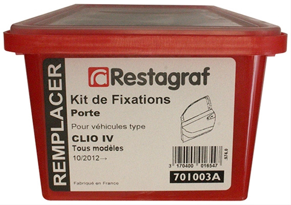 Set Agrafe Montaj Usa Fata/spate Clio Iv Restagraf Renault 701003A