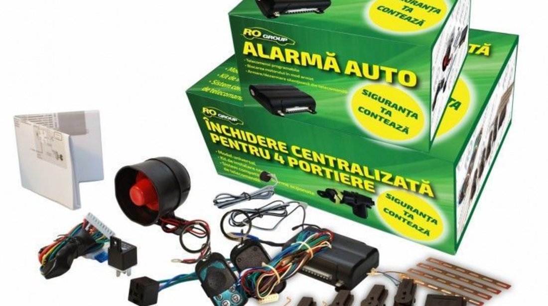 Set alarma+Inchidere centralizata