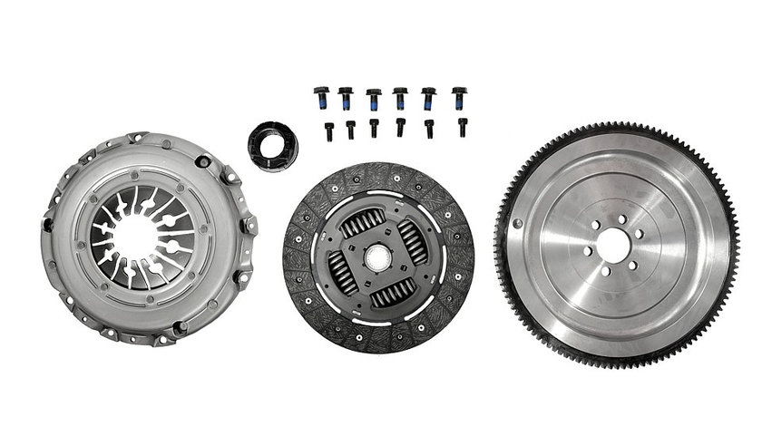 SET AMBREIAJ CU VOLANTA CU MASA SIMP, VOLKSWAGEN PASSAT 1.9 tdi 130KM 00-05, AUDI A4/A6 130KM 01-05