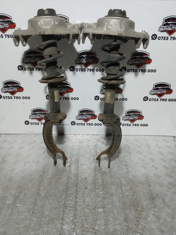 Set amortizoare fata Audi A5 (2007-2011) [8T3] 2.0 Motorina 2010, SET STANGA+DREAPTA / CU FLANSA SI ARC / 8T0413031AC