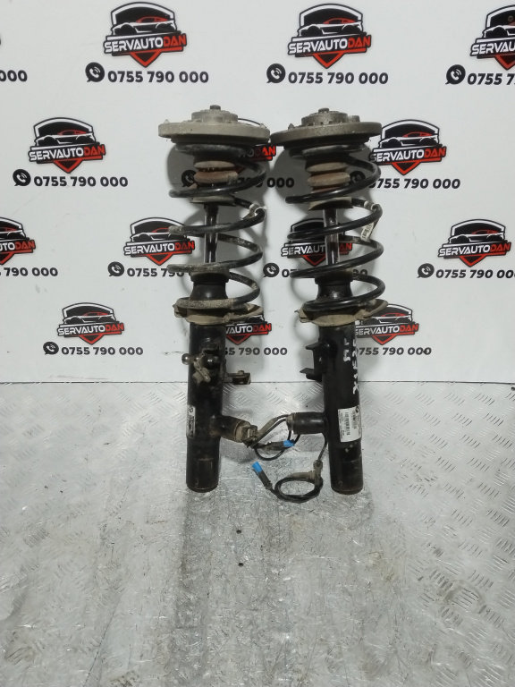 Set amortizoare fata BMW X3 (2010-2017) [F25] 2.0 Motorina 2012, ELECTRICE / CU FLANSA ȘI ARC / 6787142 / 3711 6797025 02 / 3130 6852167 01 / 735128144938
