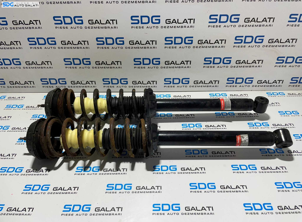 Set Amortizoare Telescoape cu Arcuri si Flanse Spate Stanga Dreapta Ford Ka 1996 - 2008 Cod 30.341053HRT SG8H21 [L2704]