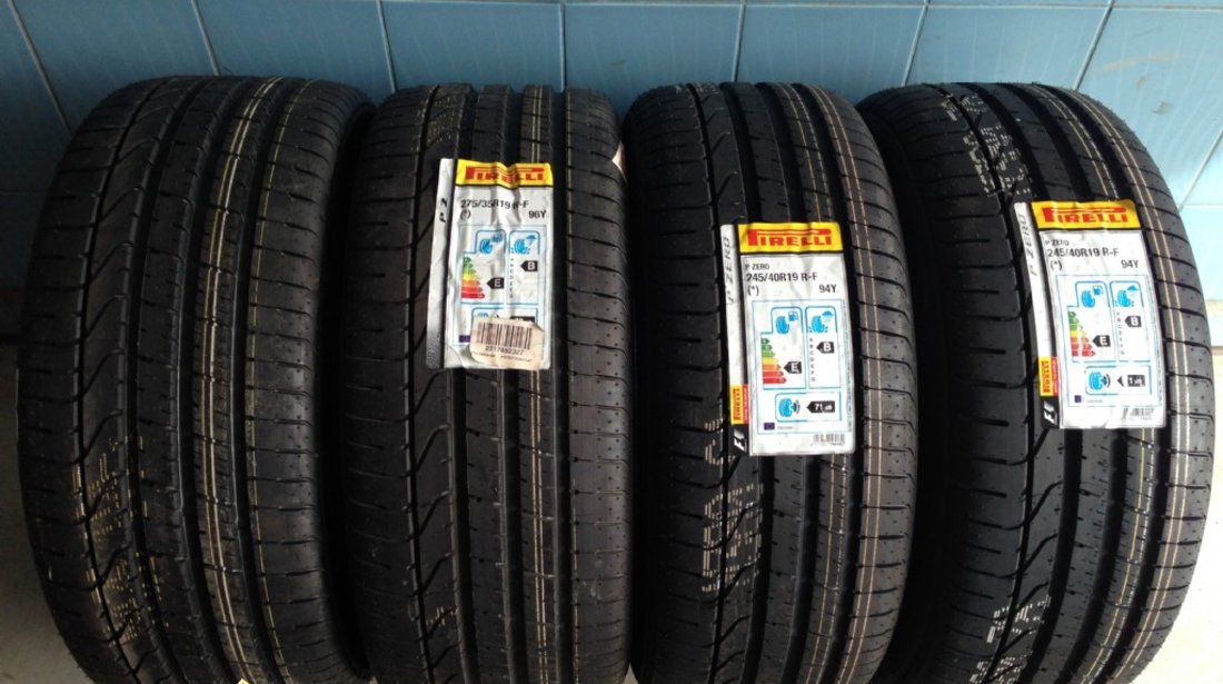 Set anvelope 245/40/19-275/35/19 pirelli runflat de vara ptr bmw seria 5