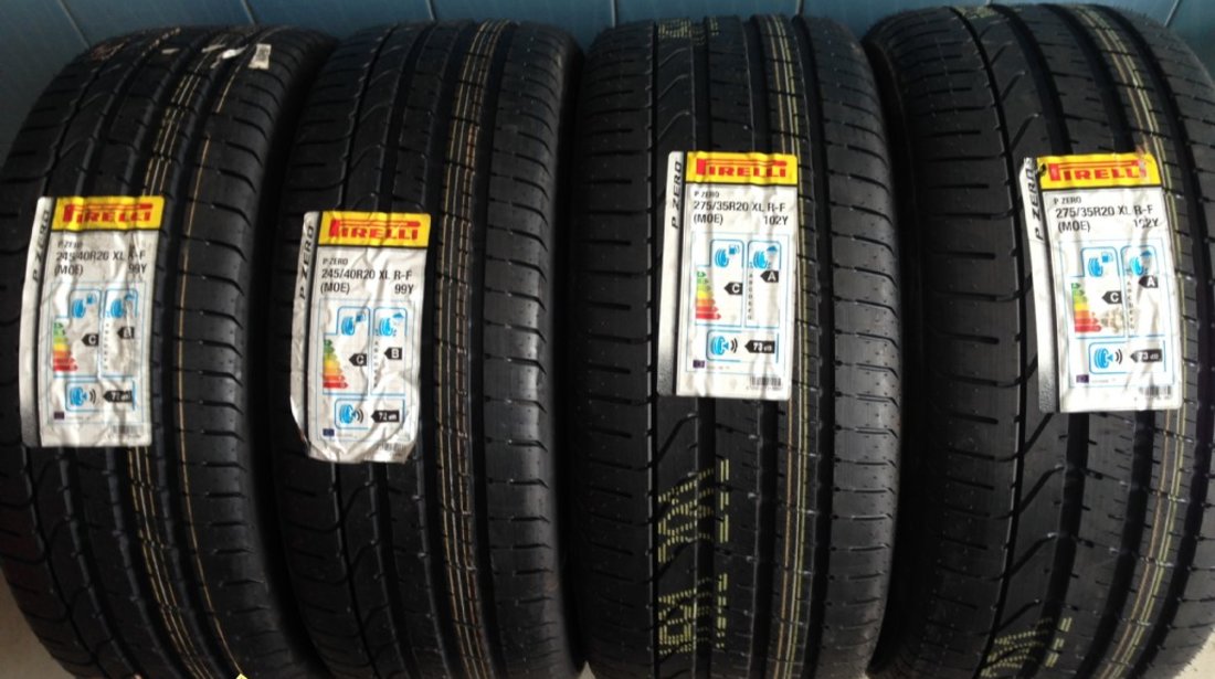 Set anvelope 245/40/20-275/35/20 PIRELLI runflat de vara noi ptr bmw seria 7