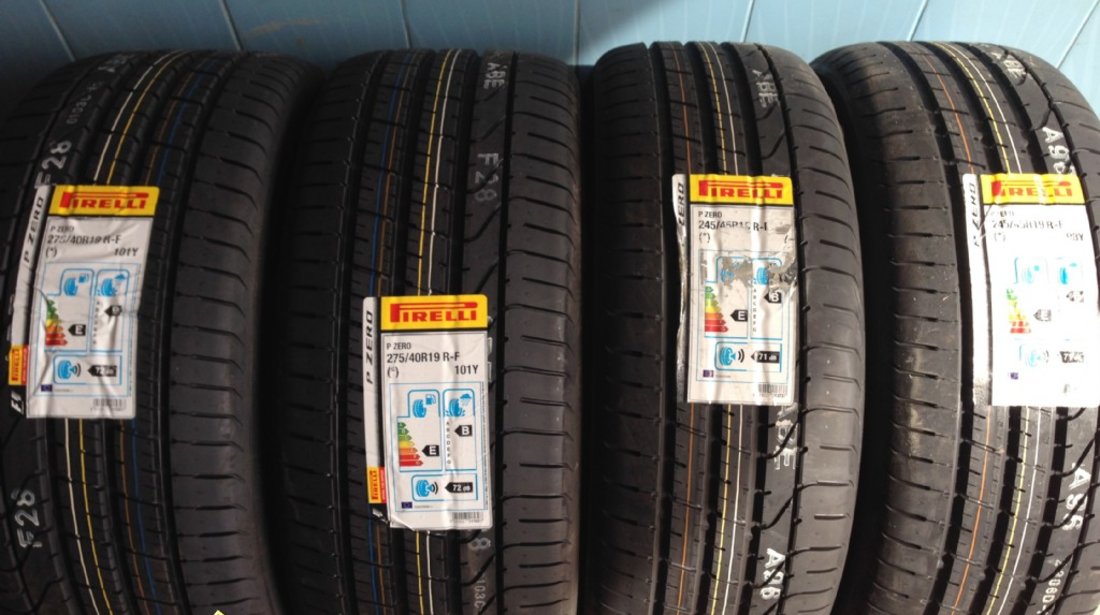 SET ANVELOPE 245/45/19-275/40/19 pirelli runflat DE VARA PTR BMW SERIA 7