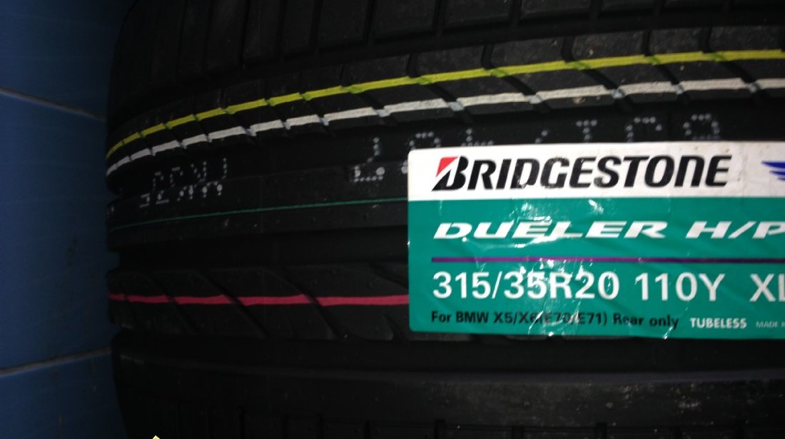 Set anvelope 275/40/20-315/35/20 Bridgestone runflat de vara noi, ptr BMW,X5-X6