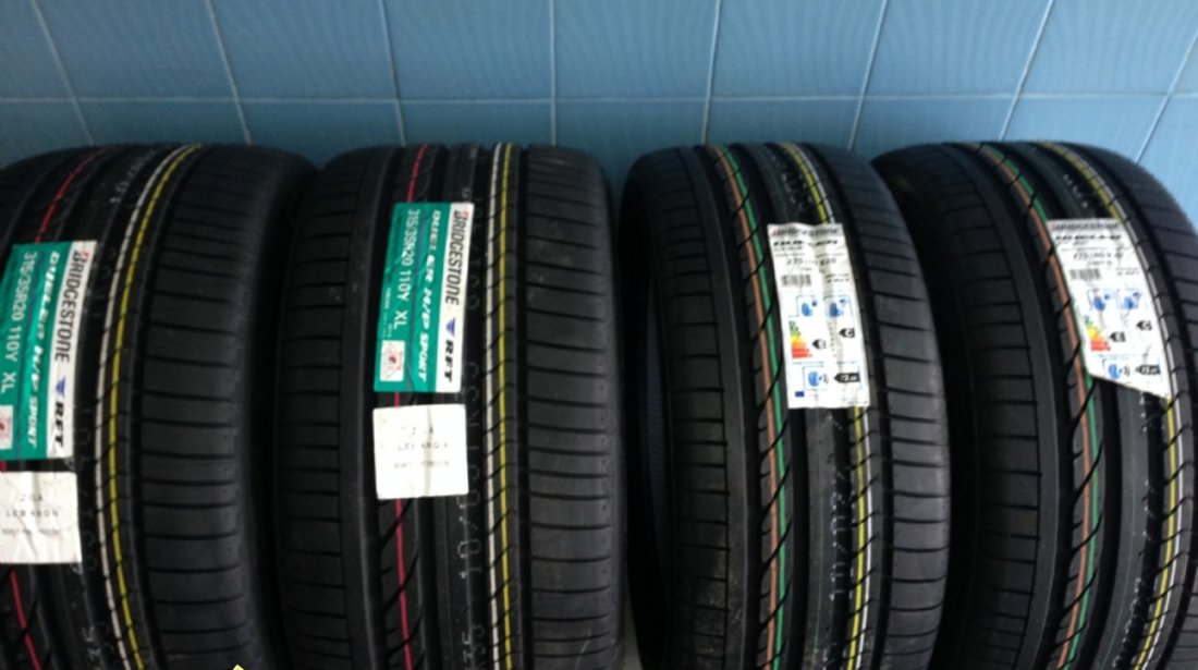 Set anvelope 275/40/20-315/35/20 Bridgestone runflat de vara noi, ptr BMW,X5-X6