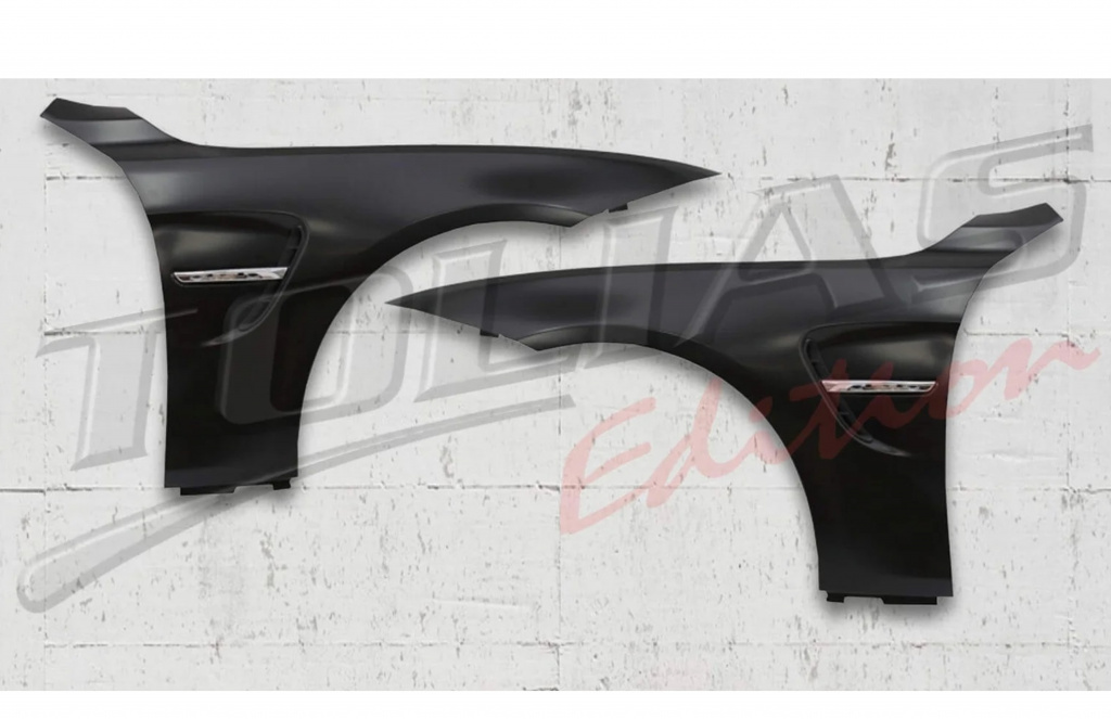 Set Aripi Laterale Fata Dreapta + Stanga Compatibil Cu Bmw Seria 4 F32 / F33 / F36 2013-2019 Coupe Cabrio Gran Coupe M4 Look FFBMF32M4TL