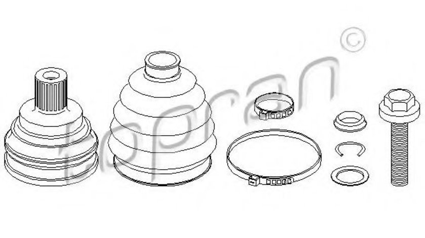 Set articulatie, planetara AUDI A3 Sportback (8PA) (2004 - 2013) TOPRAN 110 804 piesa NOUA