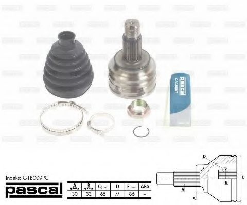 Set articulatie, planetara BMW X3 (E83) (2004 - 2011) PASCAL G1B009PC piesa NOUA