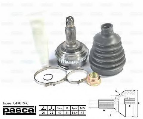 Set articulatie, planetara ROVER 25 (RF) (1999 - 2005) PASCAL G1K010PC piesa NOUA