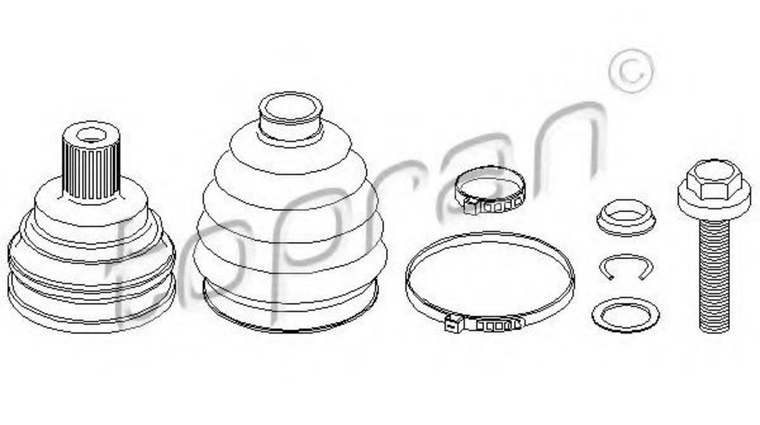 Set articulatie, planetara SEAT ALTEA (5P1) (2004 - 2016) TOPRAN 110 804 piesa NOUA