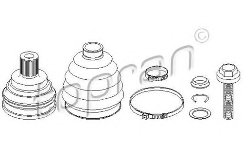 Set articulatie, planetara SKODA SUPERB II (3T4) (2008 - 2015) TOPRAN 110 804 piesa NOUA