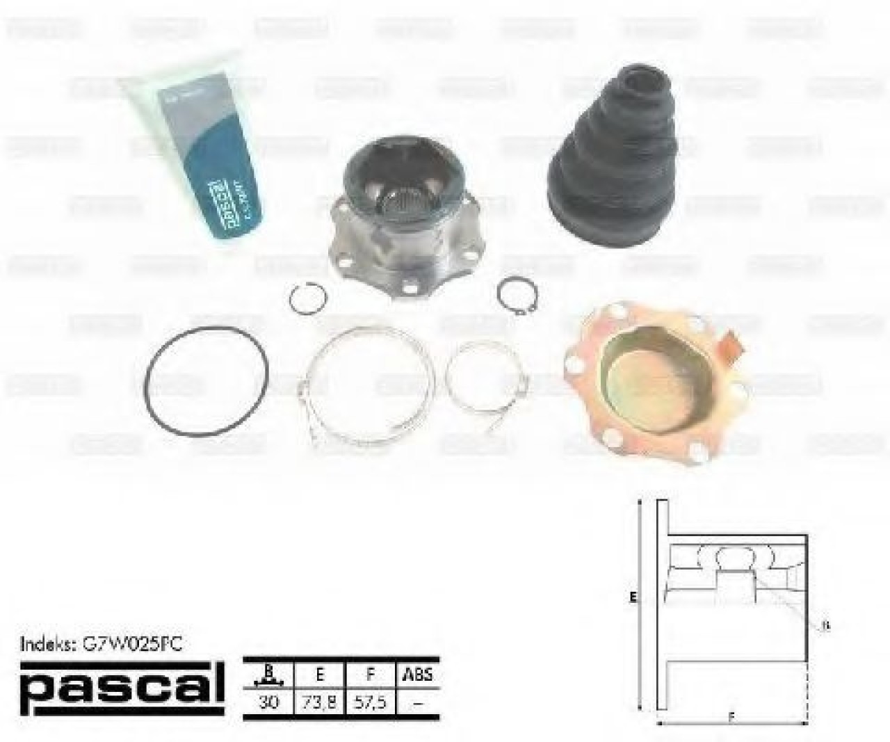 Set articulatie, planetara VW BORA Combi (1J6) (1999 - 2005) PASCAL G7W025PC piesa NOUA