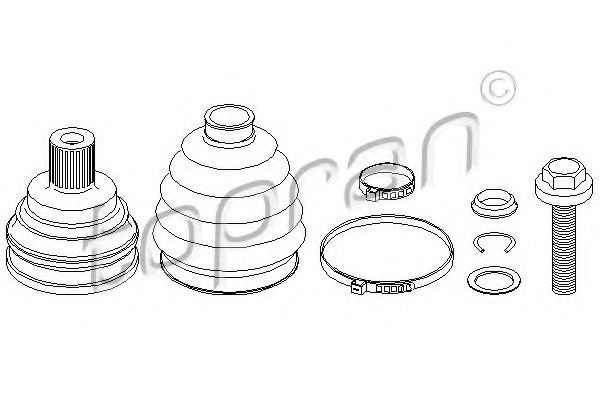 Set articulatie, planetara VW PASSAT (3C2) (2005 - 2010) TOPRAN 110 804 piesa NOUA