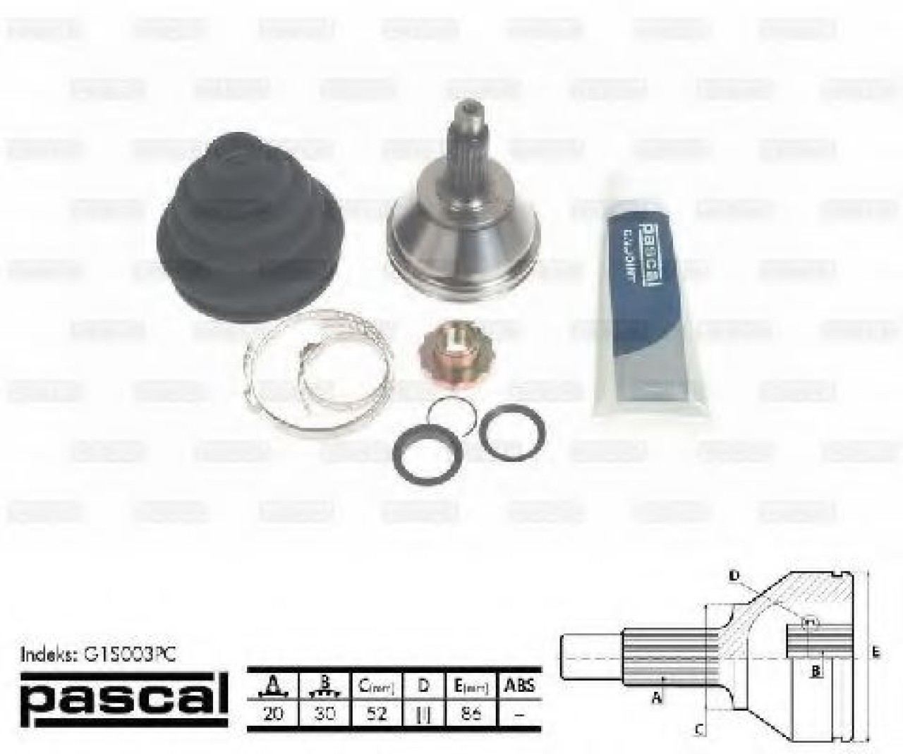 Set articulatie, planetara VW POLO (9N) (2001 - 2012) PASCAL G1S003PC piesa NOUA