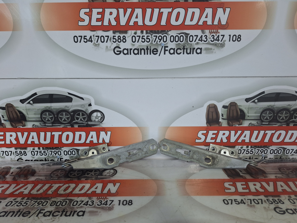 Set balamale capota fata Audi A4 (2001-2004) [8E2, B6] 1.9 Motorina 2002, DREAPTA + STANGA / 8E0823301E / 8E0823302E