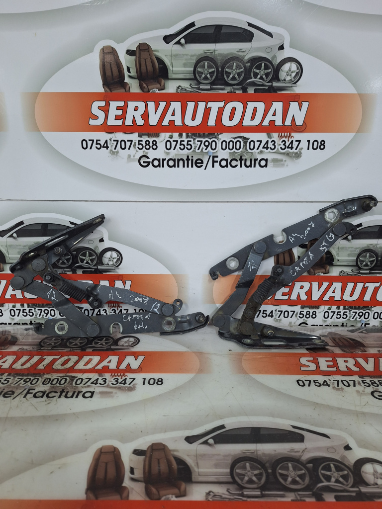 Set balamale capota fata Audi A4 (2004-2008) [8EC, B7] 2.0 Motorina 2007, STANGA + DREAPTA