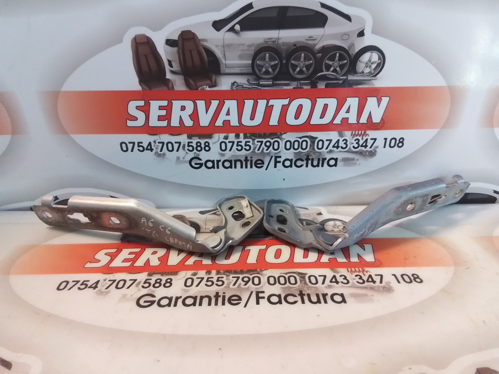 Set balamale capota fata Audi A6 (2004-2011) [4F2, C6] 2.0 Motorina 2006, STANGA+DREAPTA / 4F0823301 / 4F0823302