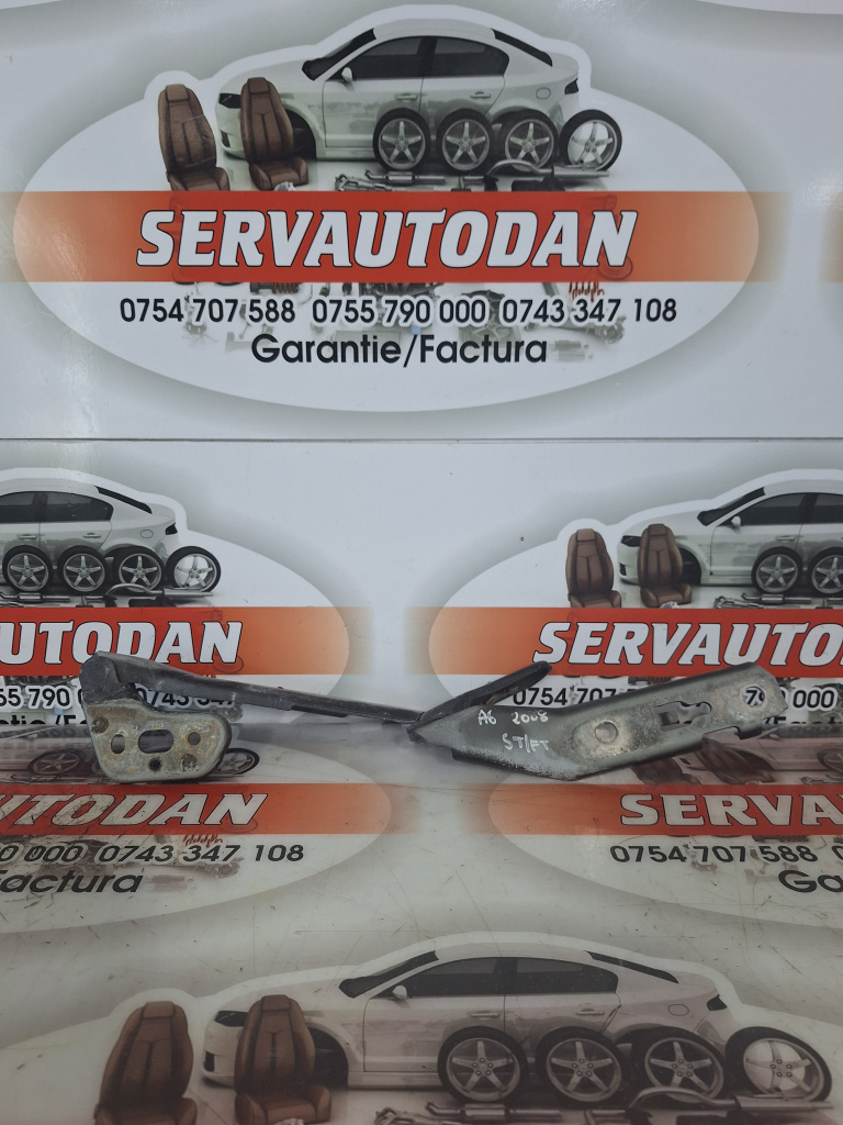Set balamale capota fata Audi A6 (2004-2011) [4F2, C6] 2.0 Motorina 2008, DREAPTA + STÂNGA / 4F0823301 / 4F0823302