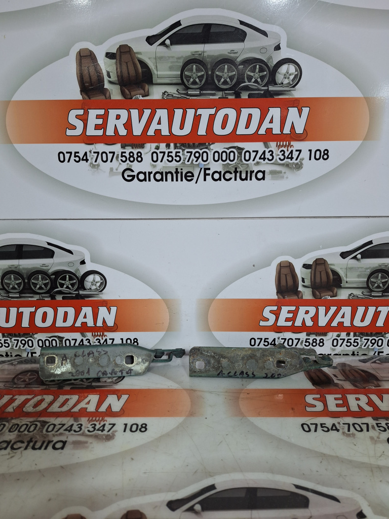Set balamale capota fata Mercedes-Benz A-Class (1997-2004) [W168] 1.7 Motorina 2001, STANGA + DREAPTA / 1688800228 / 1688800128