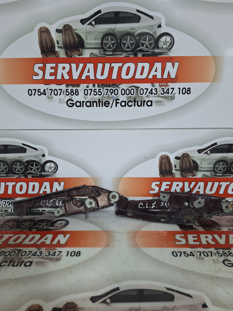 Set balamale capota fata Mercedes-Benz CLS (2004-2010) [C219] w219 3.0 Motorina 2007, 2118800128 / 2118800228 / DREAPTA + STANGA